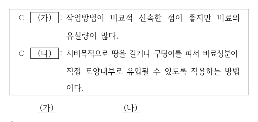 2025년 9급 공개경쟁채용시험 조경학 20번 공식 문제지 도표 또는 그림
