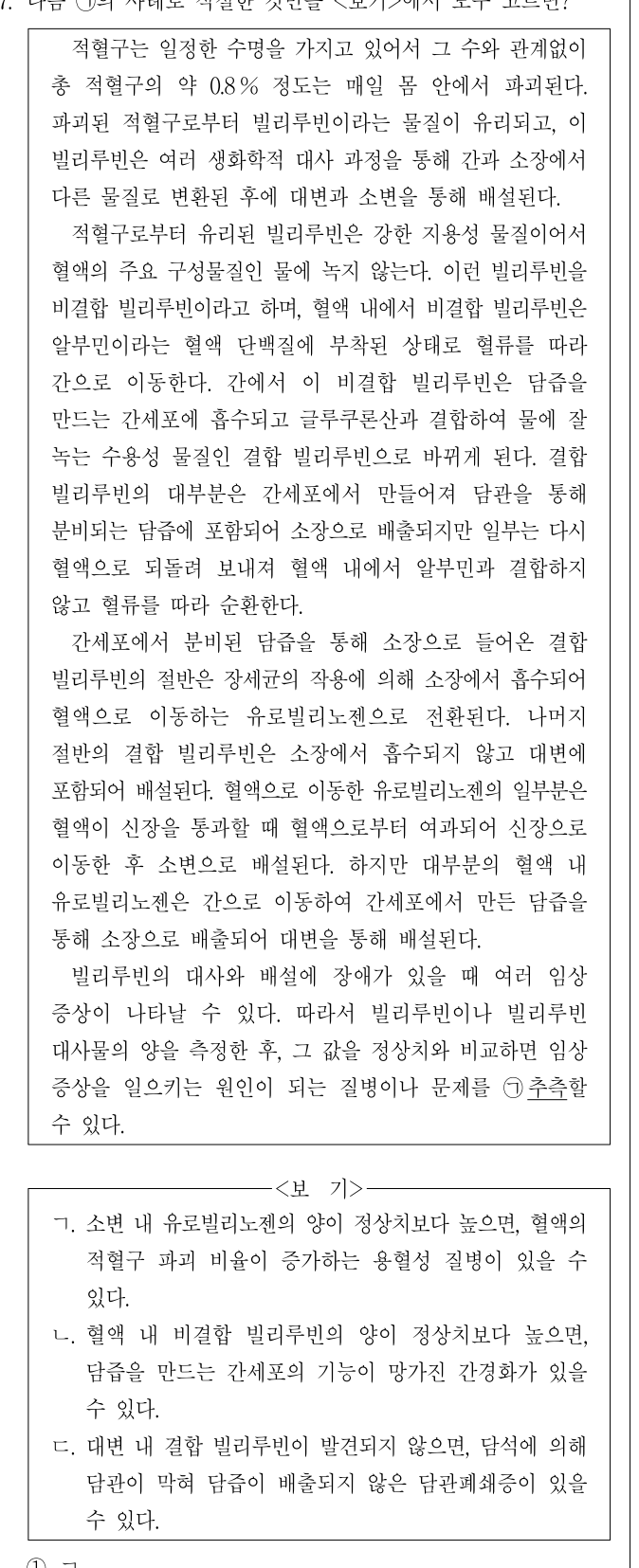 2017년 외교관후보자 선발시험 언어논리영역 27번 공식 문제지 도표 또는 그림
