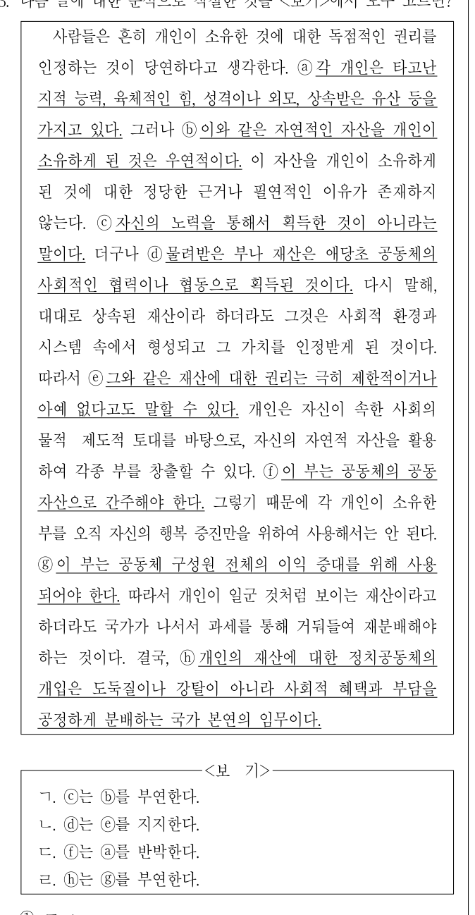 2012년 5등급 공개경쟁채용시험(외무) 언어논리영역 13번 공식 문제지 도표 또는 그림